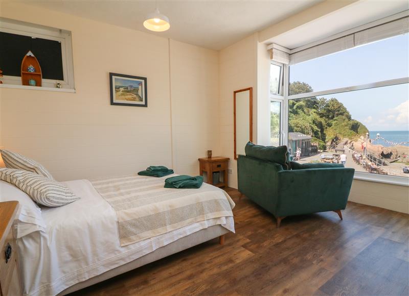 One of the bedrooms at At the Bay Apartment, Hele Bay