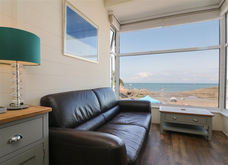 The living room at At the Bay Apartment, Hele Bay