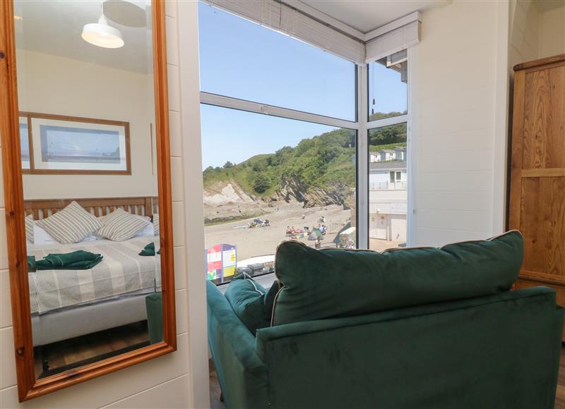 This is the living room at At the Bay Apartment, Hele Bay