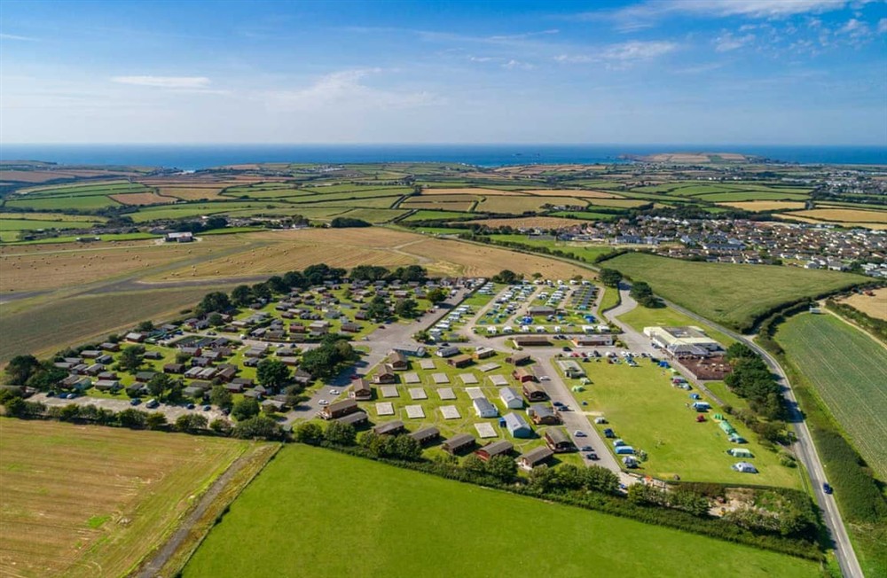 Outdoor area at Atlantic Bays 201 in Padstow, Cornwall
