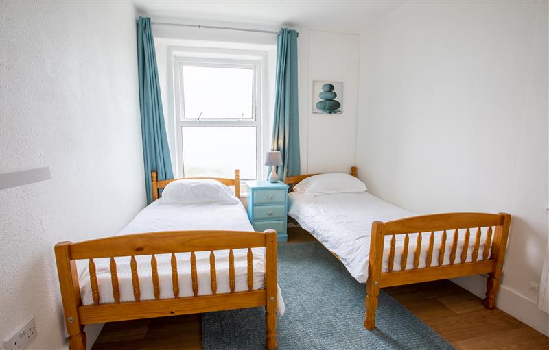 One of the bedrooms at Atlantic Court, Widemouth Bay