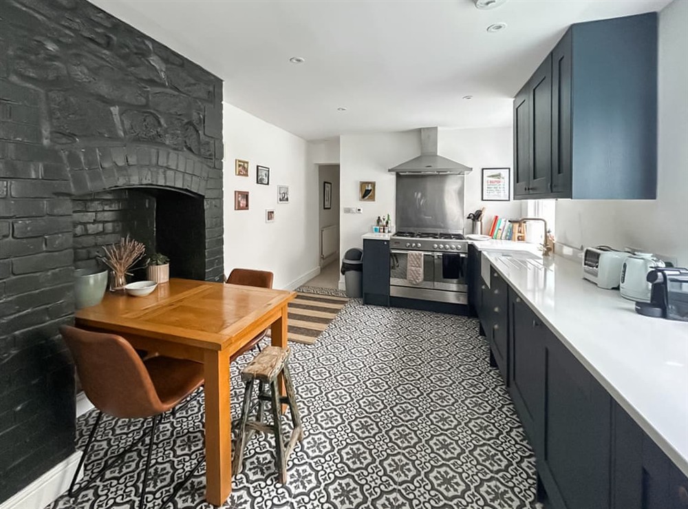 Kitchen/diner at Atlantic Hideaways in Newquay, Cornwall