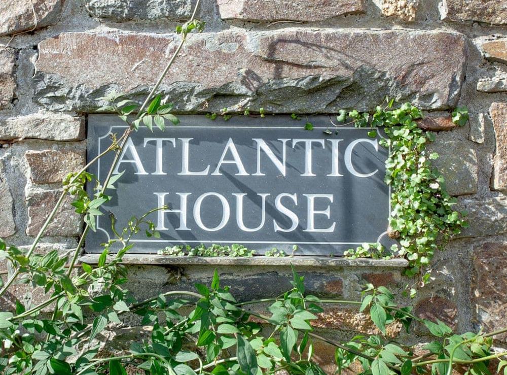 Outdoor area at Atlantic House in Hartland, Bideford, N. Devon., Great Britain