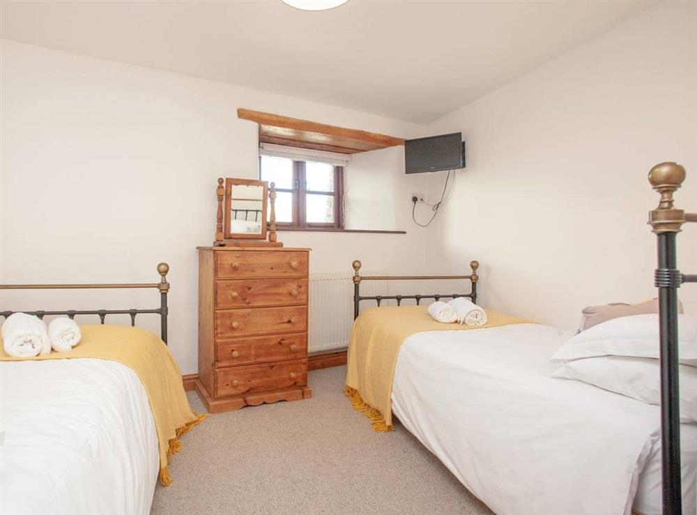 Twin bedroom at Atlantic House in Hartland, Bideford, N. Devon., Great Britain