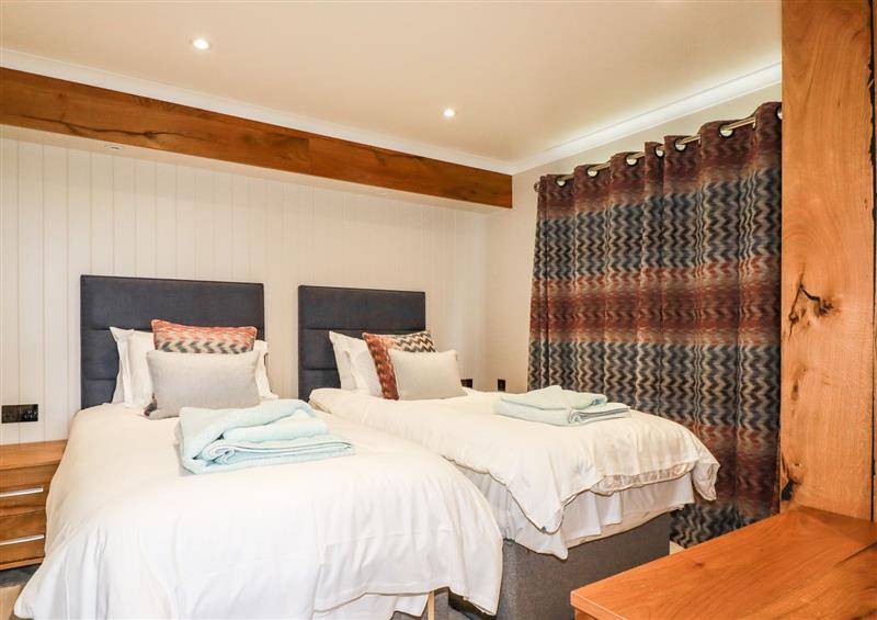 One of the 3 bedrooms at Atlantic Lodge, Atlantic Highway near Bude