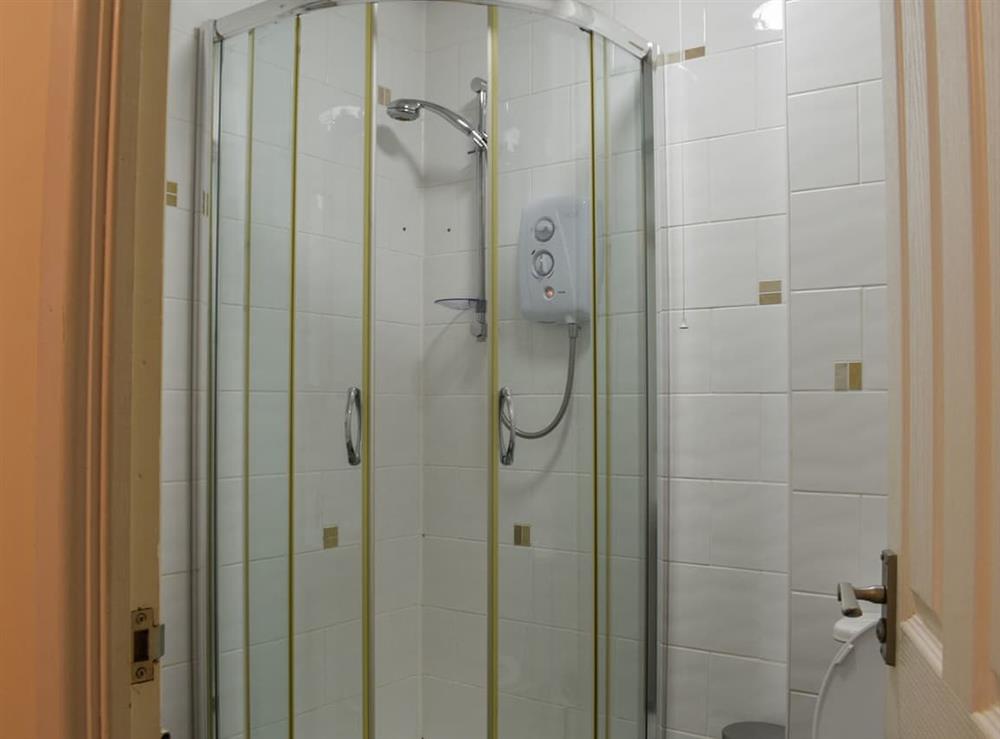 Shower room at Atlantic Lodge in St Columb Major, near Newquay, Cornwall