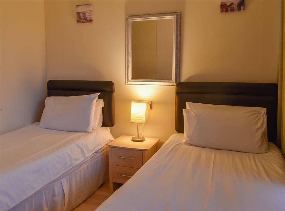 Twin bedroom at Atlantic Lodge in St Columb Major, near Newquay, Cornwall