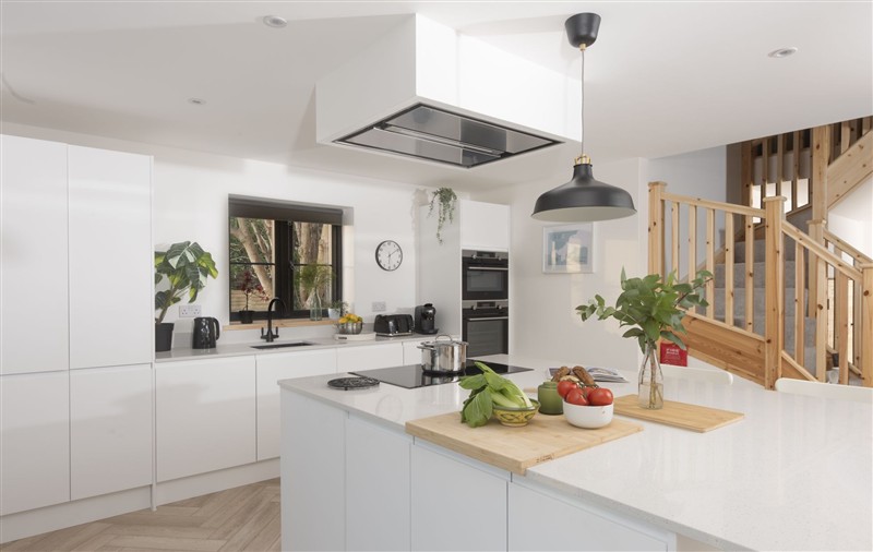 The kitchen at Atlantic Point, Cornwall