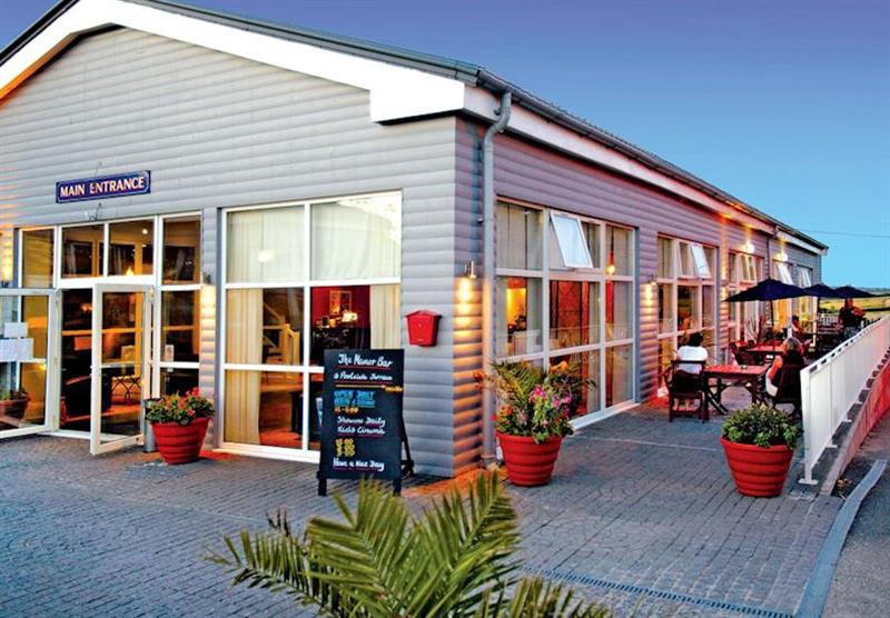 Manor Bar and restaurant at Atlantic Reach Country Club in Cornwall, South West of England