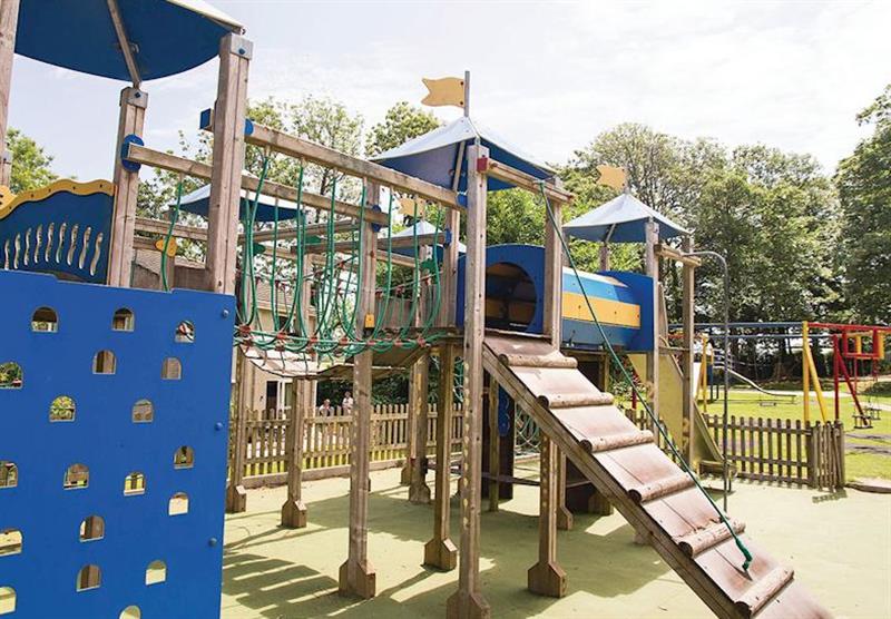 Outdoor play area at Atlantic Reach Country Club in Cornwall, South West of England