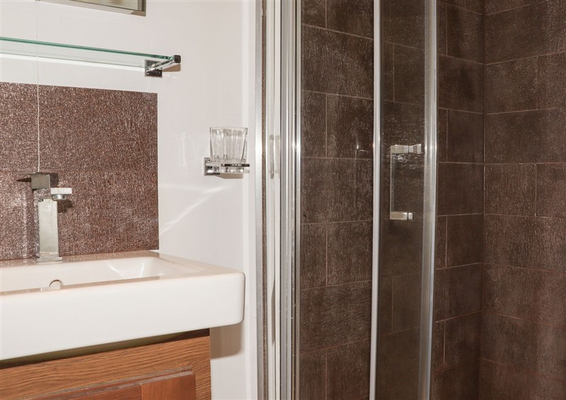 The bathroom at Atlantic View Apartment, Poundstock near Bude
