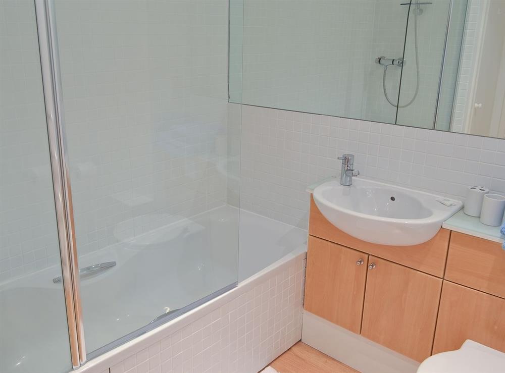 Bathroom at Atlantic View in Cape Cornwall, near St Just, England