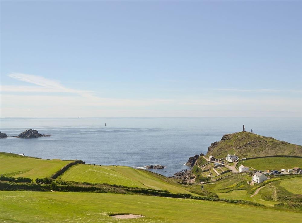 View at Atlantic View in Cape Cornwall, near St Just, England