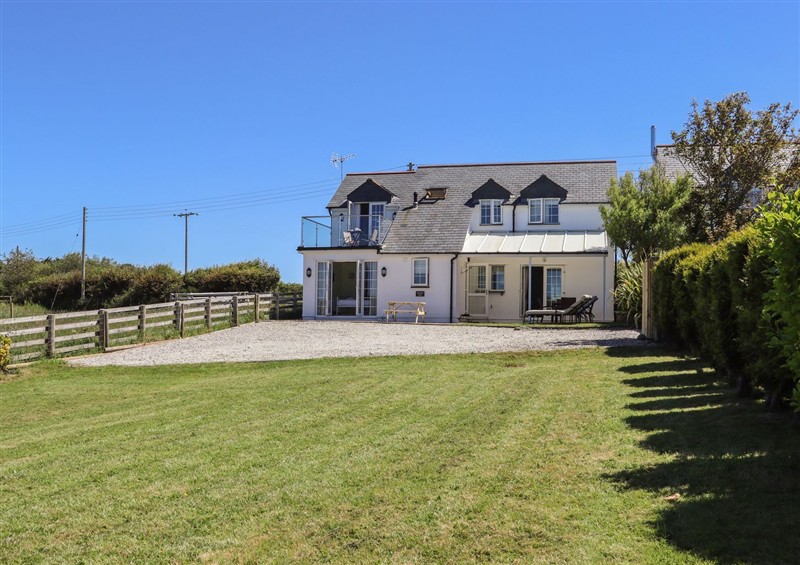 Outside Atlantic View at Atlantic View, Poundstock near Bude