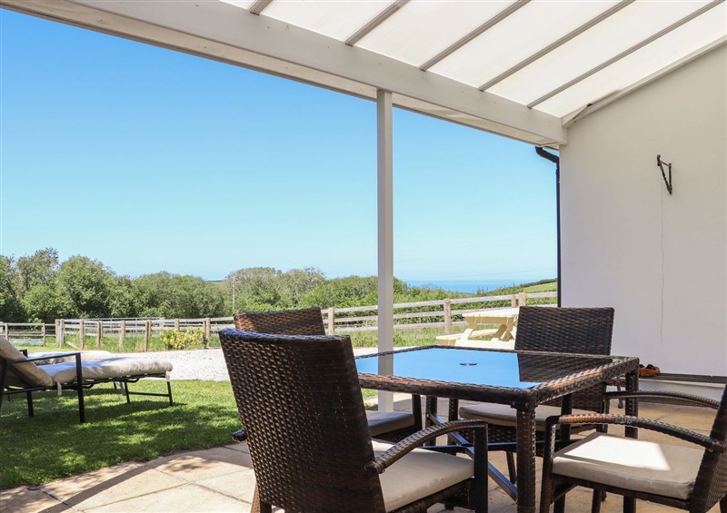 Outside at Atlantic View, Poundstock near Bude
