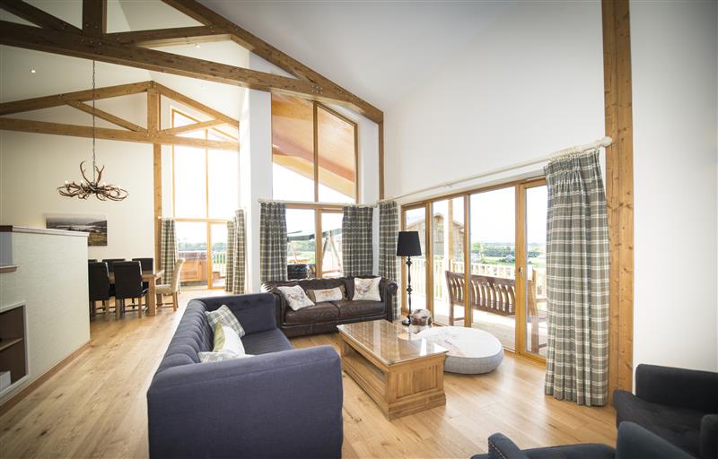 Relax in the living area at Atlas, Cawdor near Inverness