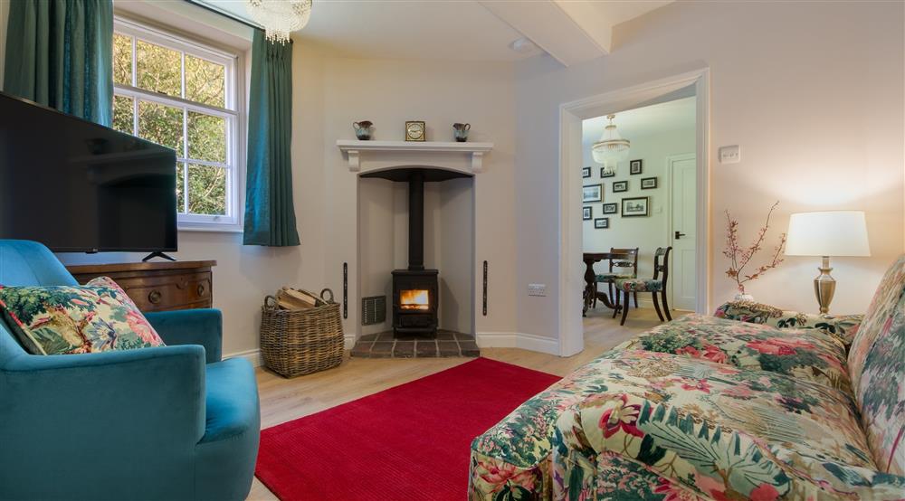 The sitting room at Attingham West Lodge in Shrewsbury, Shropshire