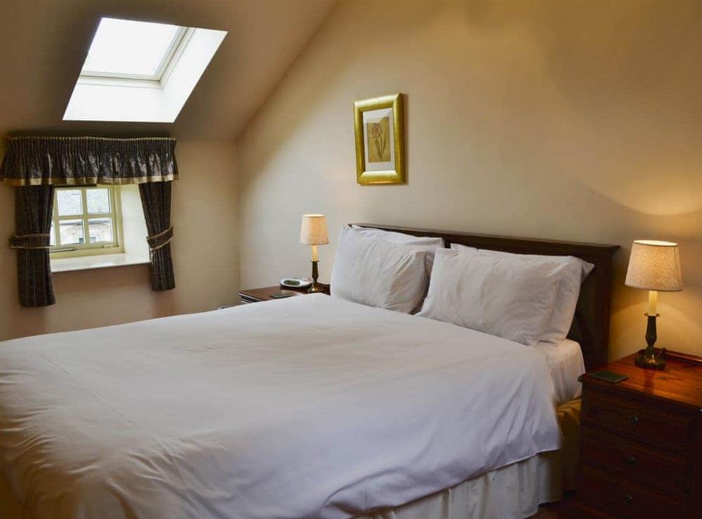 Double bedroom with en-suite shower room at Aubretia Trail in Akeld, Wooler, Northumberland., Great Britain