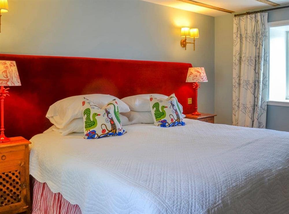 Double bedroom at Auchengool House in Kirkcudbright, Kirkcudbrightshire
