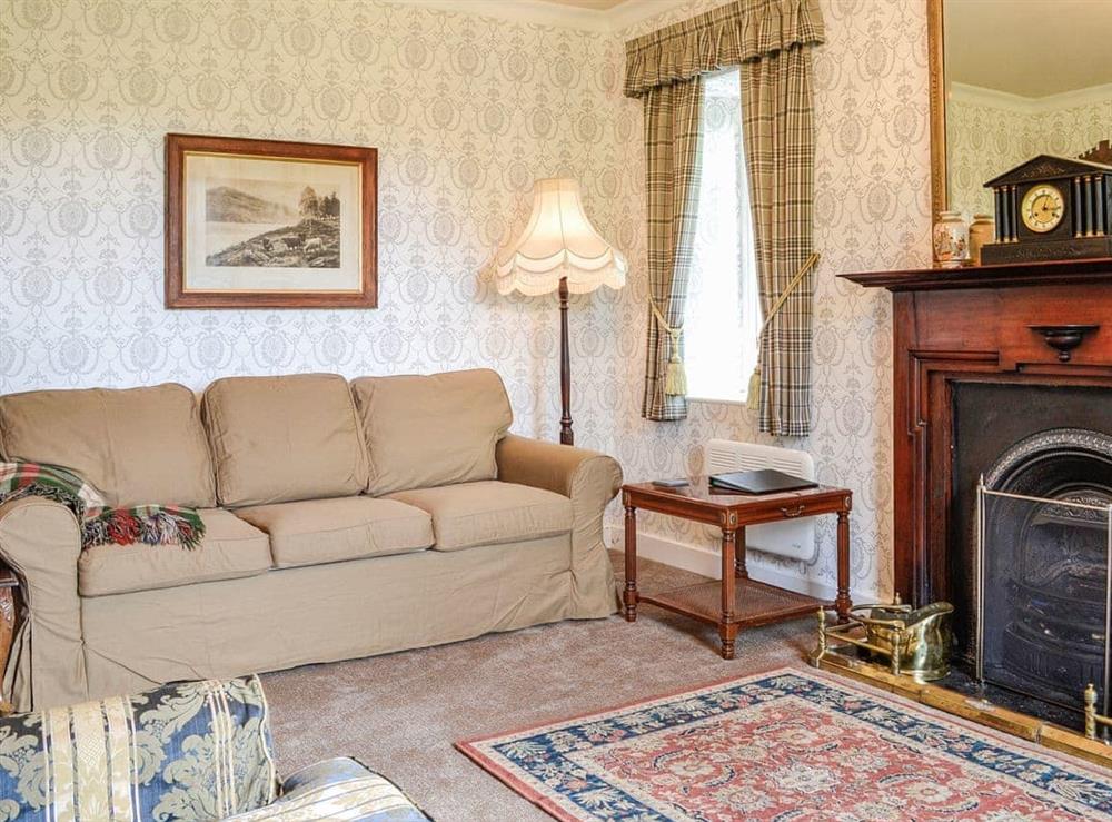 Living room at Auchengruith Cottage in Mennock, Dumfriesshire