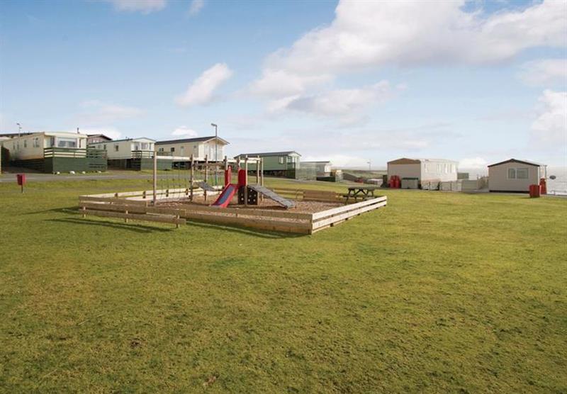 Children’s play area at Auchenlarie in , South West Scotland