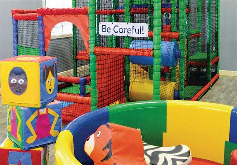 Indoor children’s play area at Auchenlarie in , South West Scotland