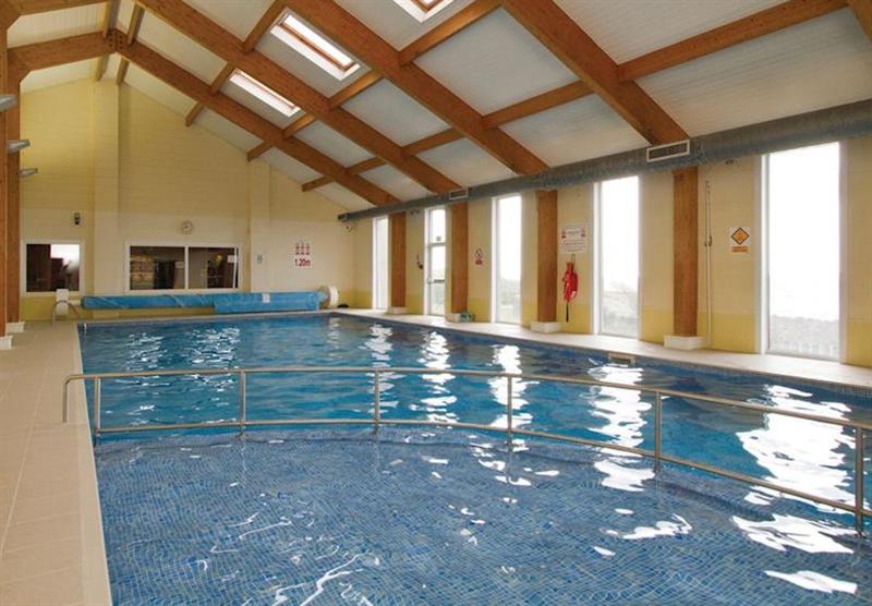 Indoor heated swimming pool at Auchenlarie in , South West Scotland