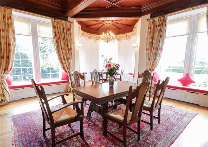 This is the dining room at Auchentroig House, Buchlyvie