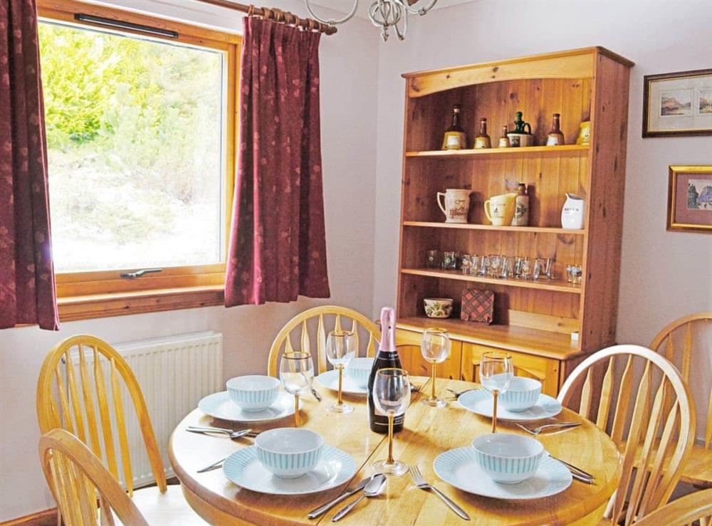 Dining room at Auchraw Brae in Lochearnhead, Perthshire