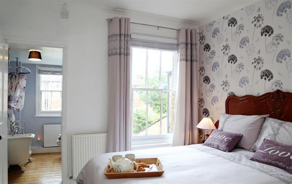 Double bedroom at Augustines Cottage, Canterbury, Kent