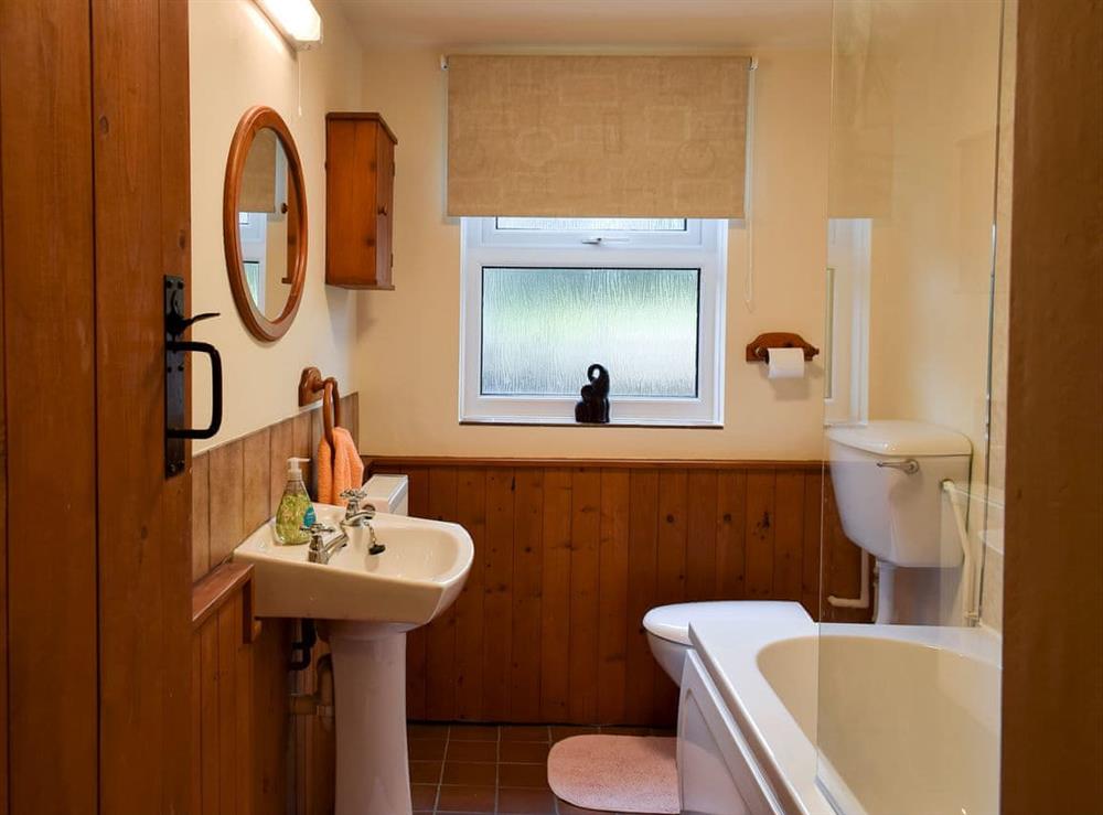 Bathroom at Augustus Cottage in Llangadog, near Llandeilo, Carmarthenshire, Dyfed