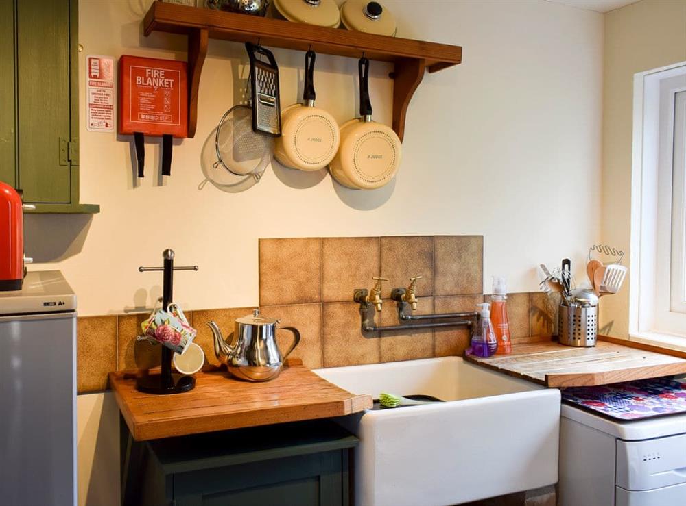Kitchen at Augustus Cottage in Llangadog, near Llandeilo, Carmarthenshire, Dyfed
