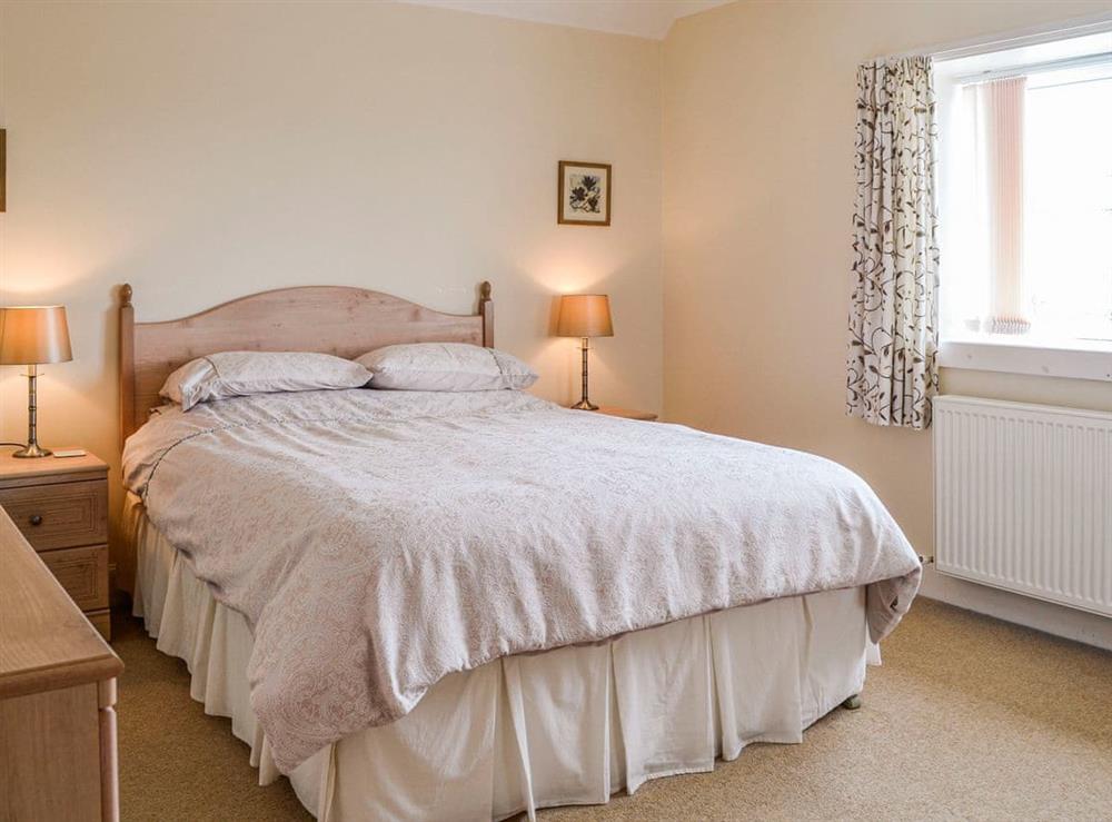 Double bedroom at Auld Dairy Cottage in Stranraer, Wigtownshire