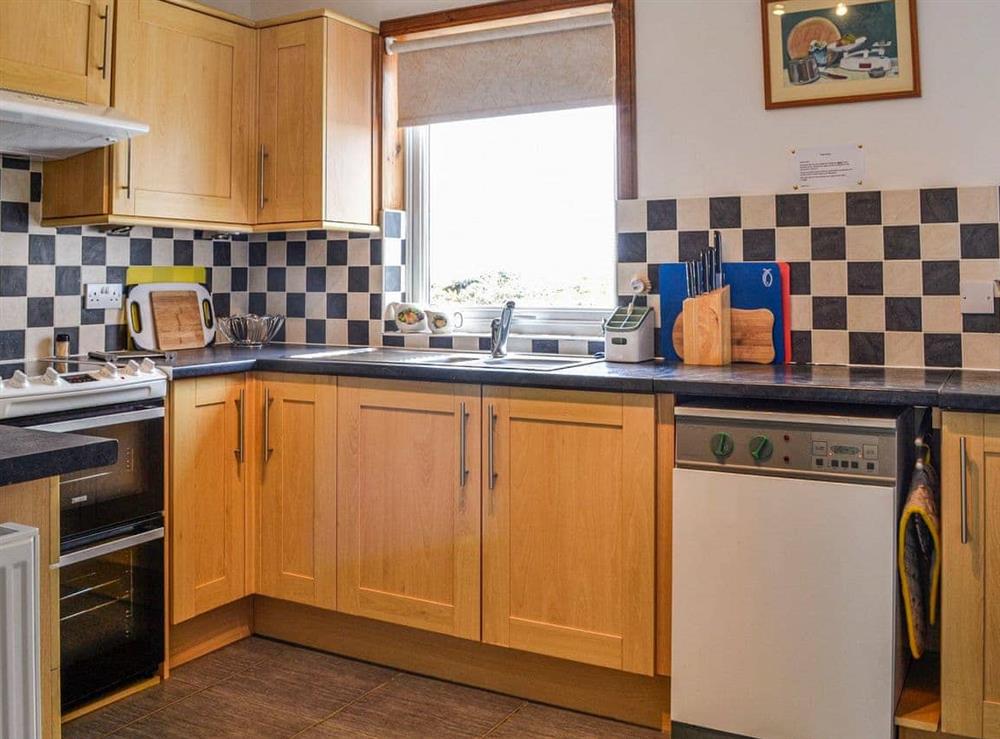 Kitchen at Auld Dairy Cottage in Stranraer, Wigtownshire