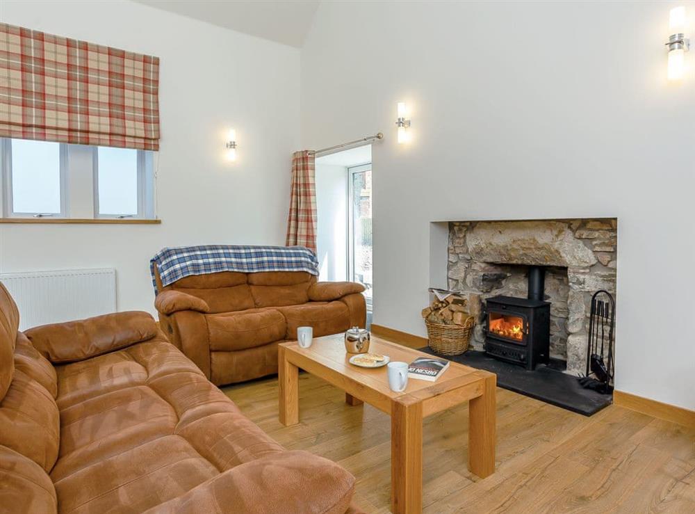 Living area at Auld Kirk Hall in Woodhead, near Turriff, Aberdeenshire