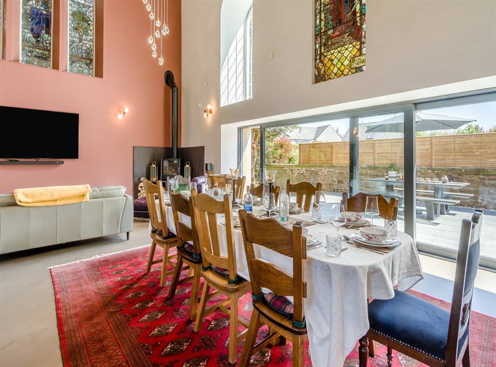 Dining Area at Auld Kirk House in Duns, Berwickshire