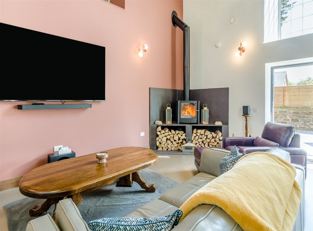 Living area at Auld Kirk House in Duns, Berwickshire