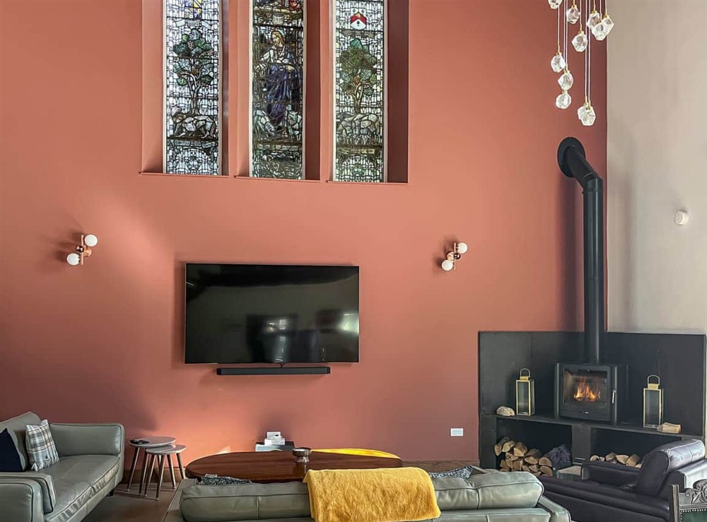 Living room at Auld Kirk House in Duns, Berwickshire