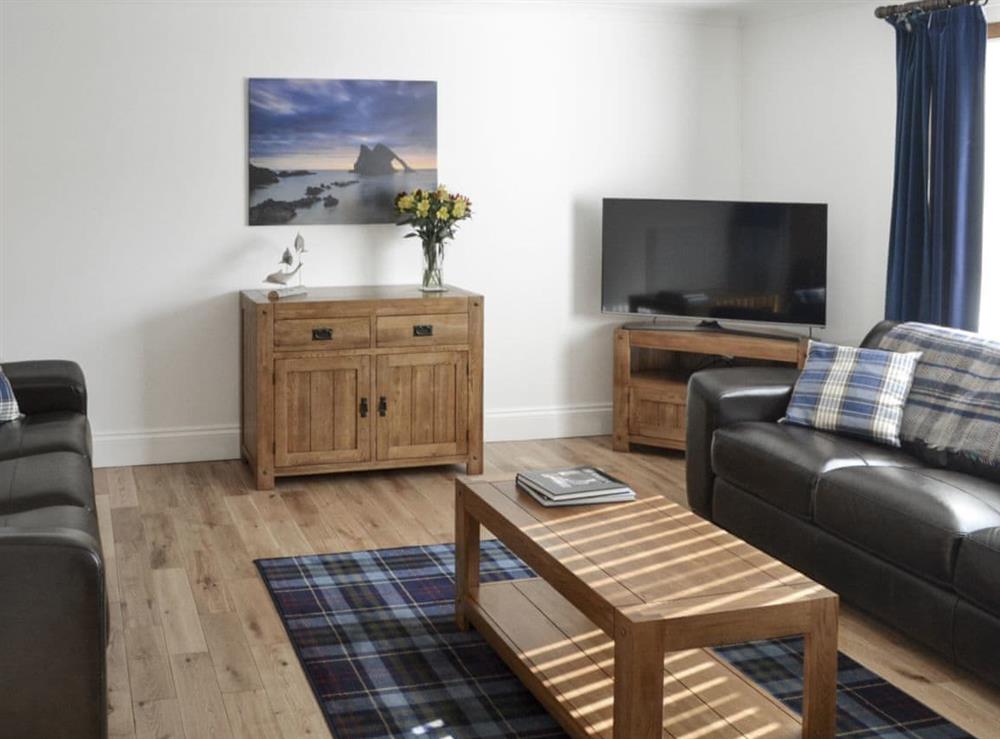 Immaculately presented lounge at Auldfield in Lhanbryde, near Elgin, Highlands, Morayshire