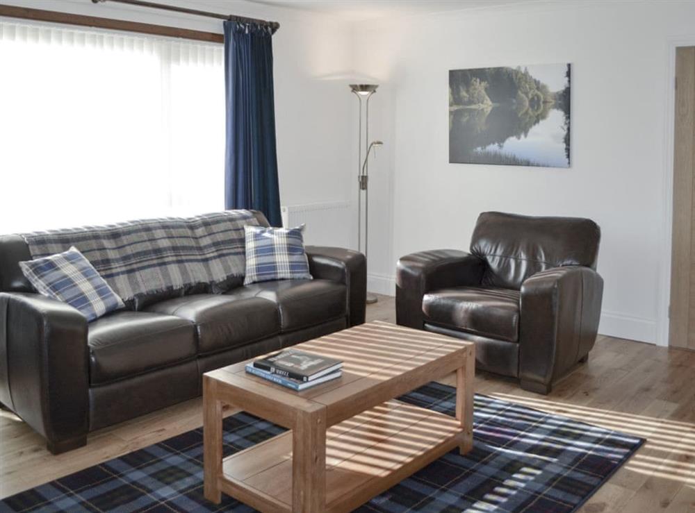Relaxing lounge with Freesat TV at Auldfield in Lhanbryde, near Elgin, Highlands, Morayshire