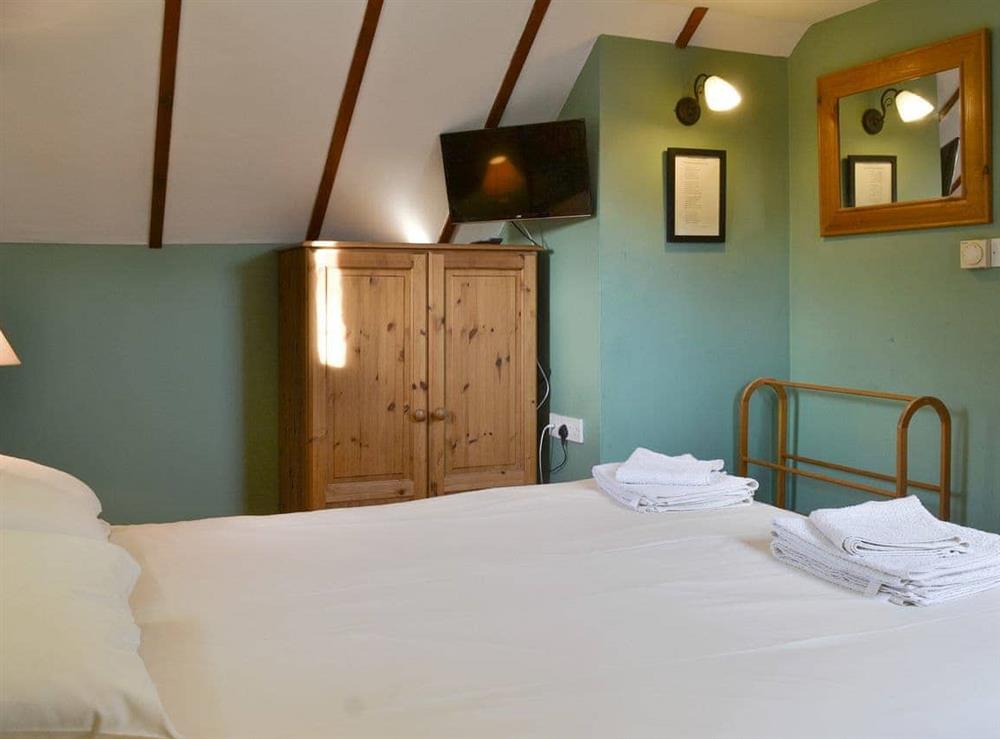 Peaceful double bedroom at Aunt Nell’s Cottage in Hartland, Devon