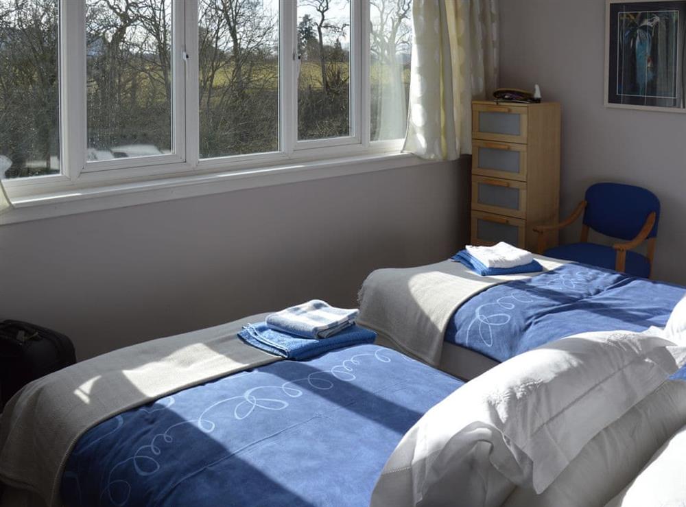 Twin bedroom at Auntie Sheilas Cottage in Balfron Station, near Glasgow, North Yorkshire
