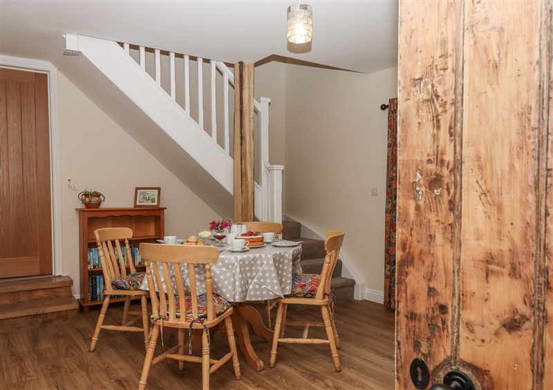 This is the dining room at Aunty Junes Cottage, Whiddon Down