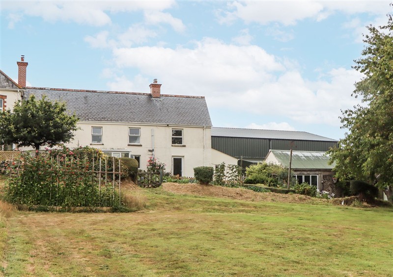 This is the garden at Aunty Junes Cottage, Whiddon Down