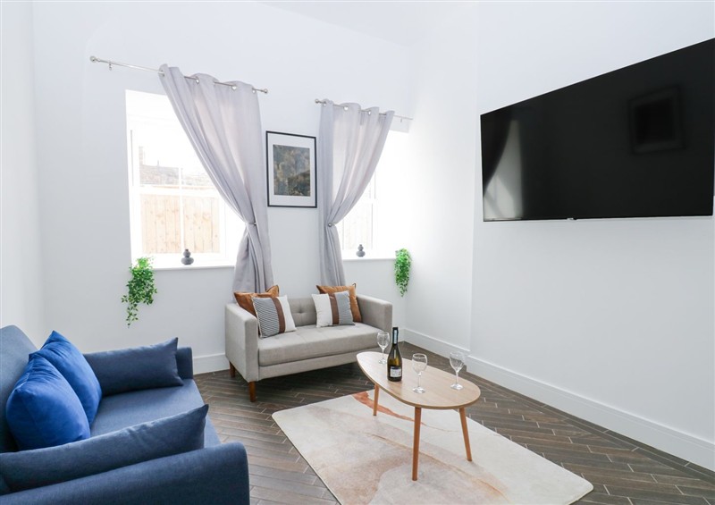 The living room at Aurelian House, St Johns Chapel