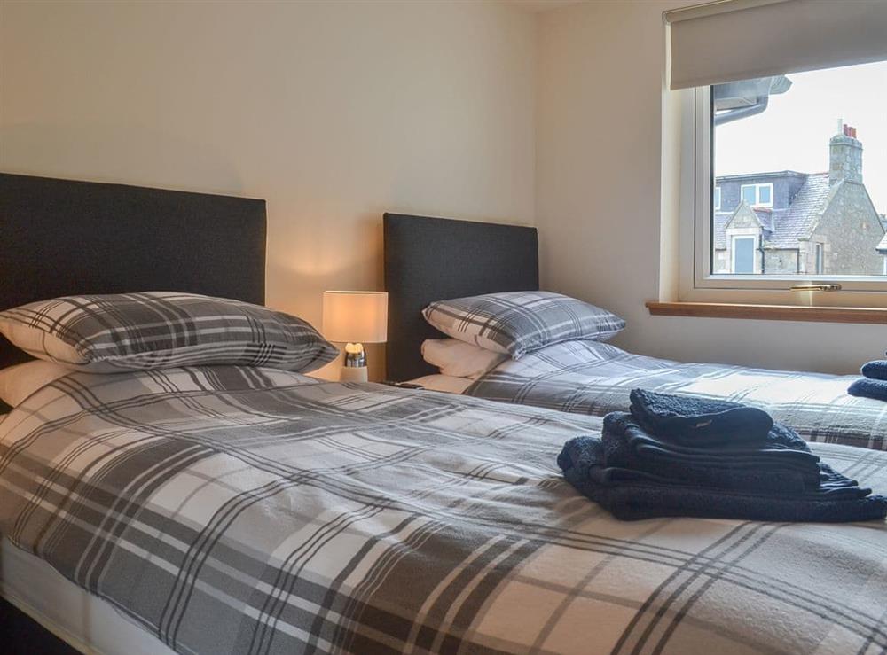 Twin bedroom at Aurora in Lossiemouth, Moray, Morayshire