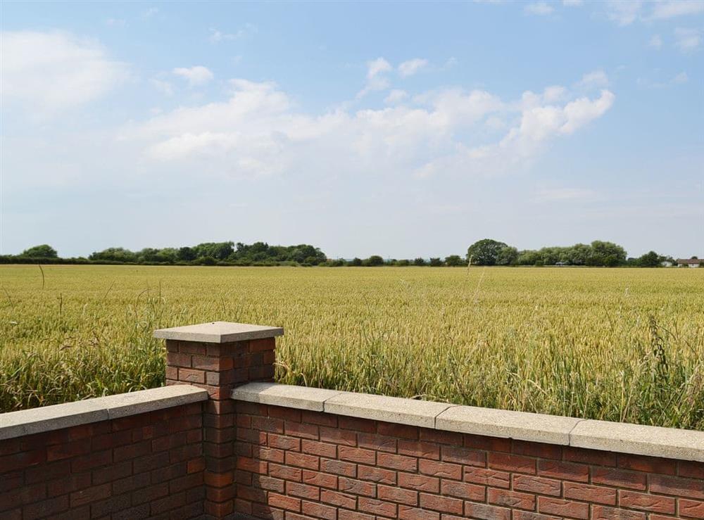 Amazing countryside views at Authorpe Bungalow in Hogsthorpe, near Skegness, Lincolnshire