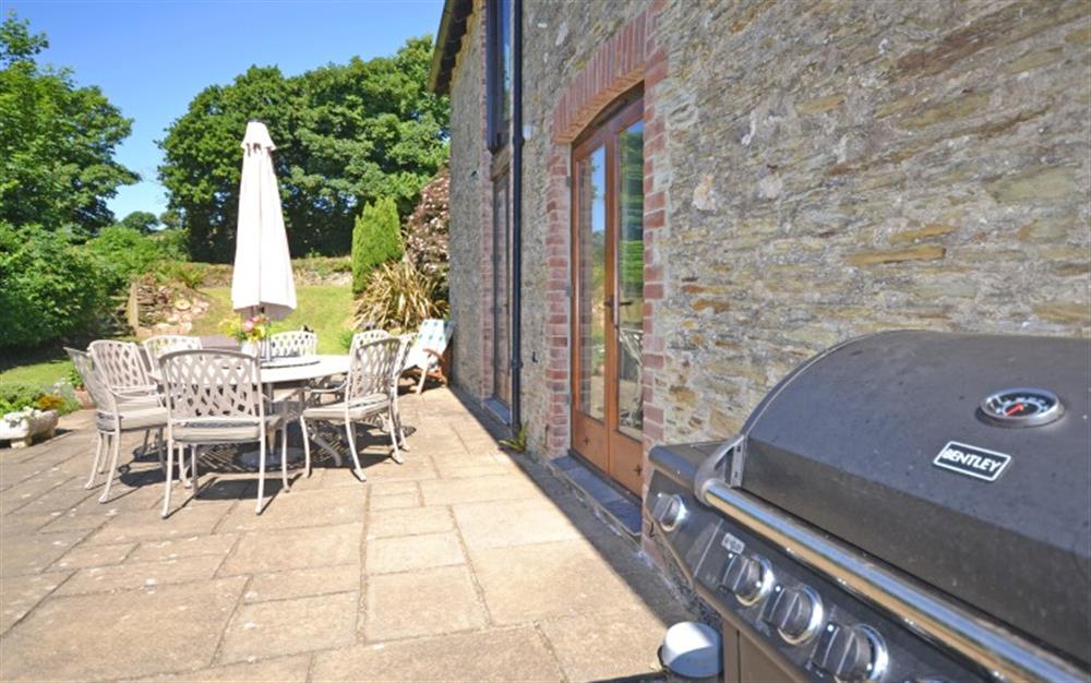 Enjoy a barbecue on summer evenings at Auton Court in Kingsbridge
