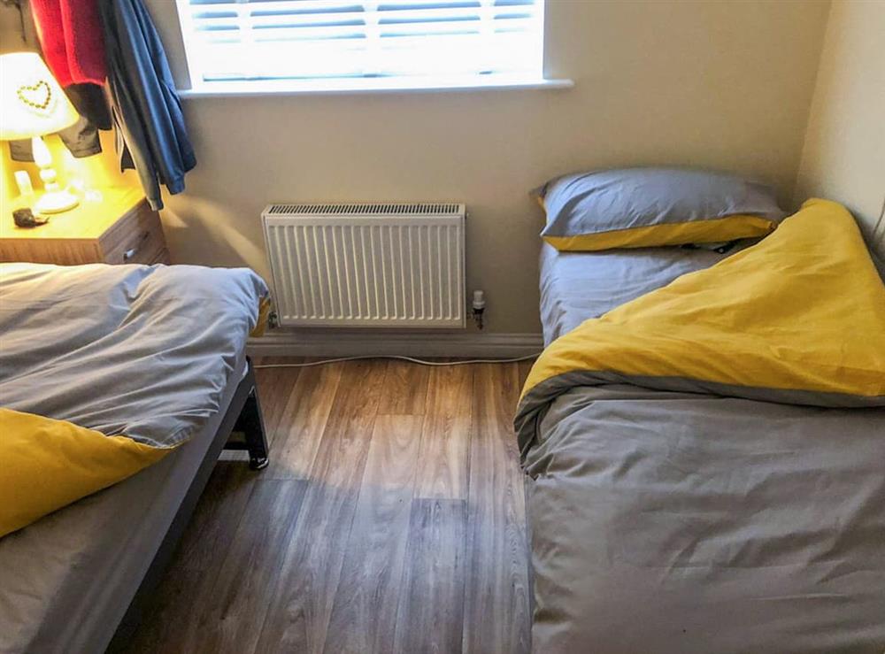 Twin bedroom at Autumn Lodge in Mablethorpe, Lincolnshire