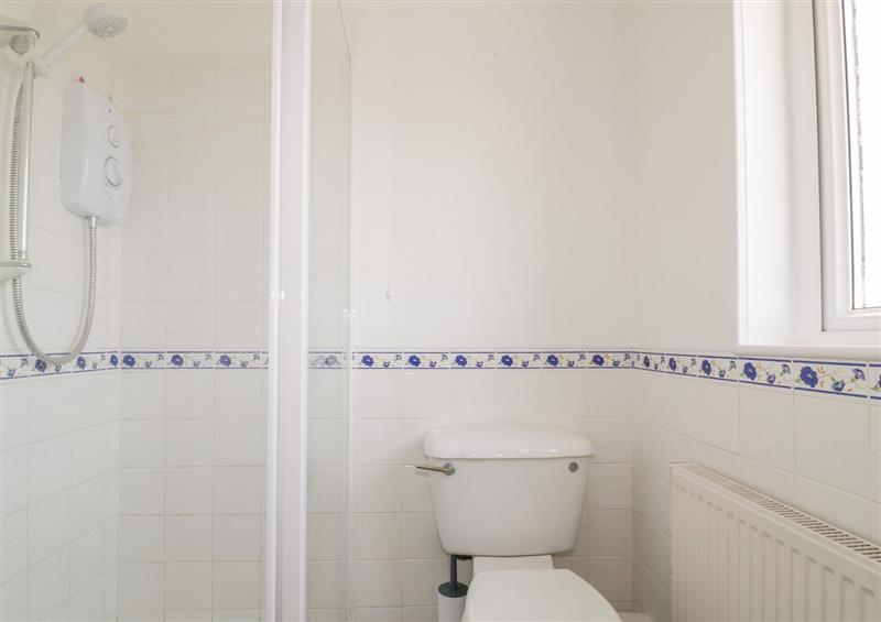 This is the bathroom at Auverne, Poundstock near Widemouth Bay